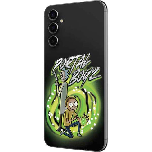 Adult Swim Rick and Morty Portal Boyz Galaxy A14 5G Skin